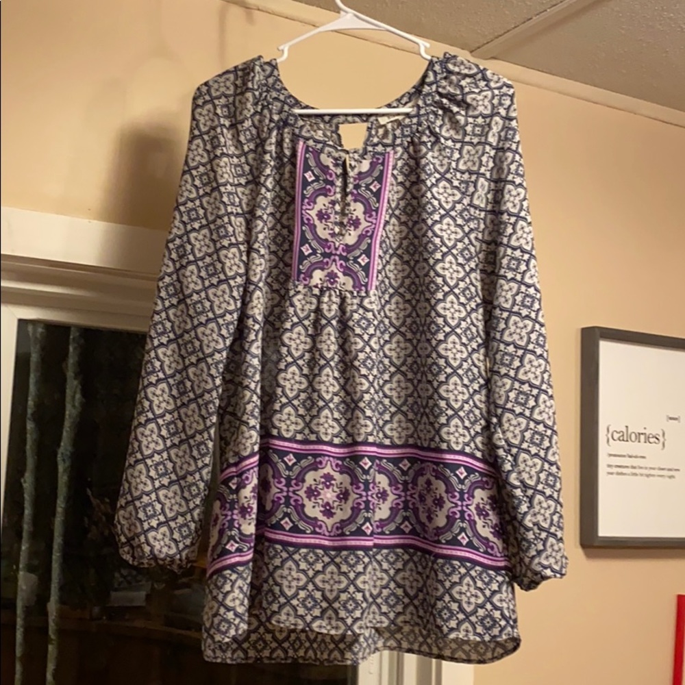 Purple blouse